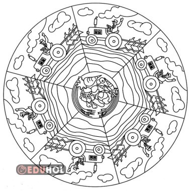 yerli malı haftası çıiftçi mandala boyama