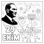 29 ekim boyama sayfası