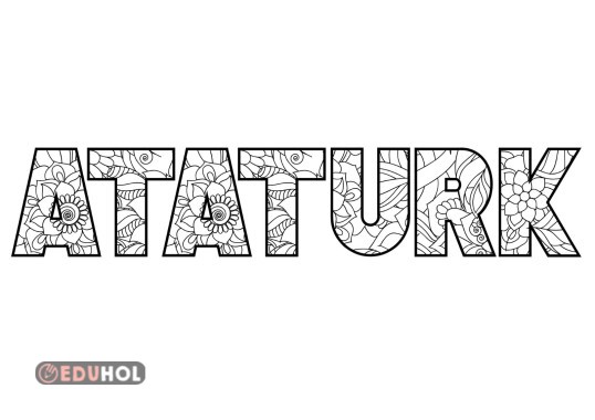 Atatürk boyama sayfası