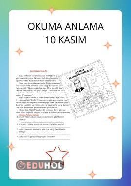 10 KASIM OKUMA ANLAMA