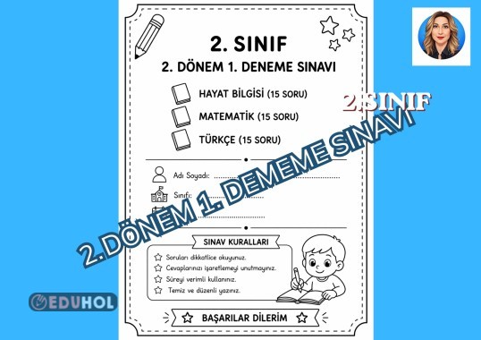 2. SINIF 1. DENEME SINAVI