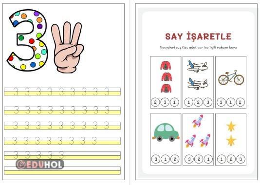 3 RAKAMI YAZMA VE TANIMA