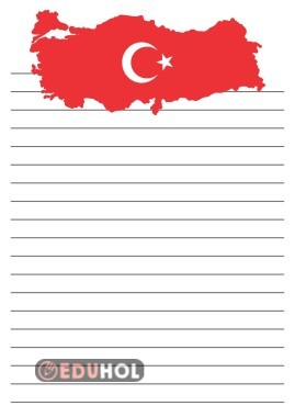 BAYRAK SEVGİSİ  ETKİNLİK ŞABLONU