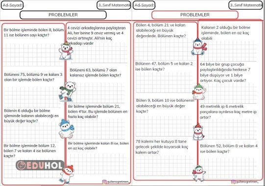 BÖLME İŞLEMİNDE VERİLMEYEN TERİM BULMA