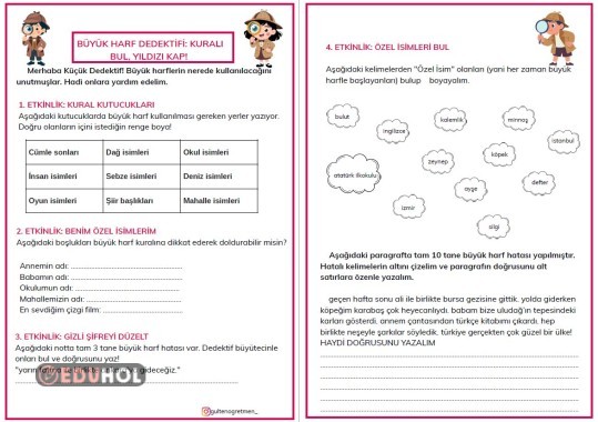 BÜYÜK HARFLERİN KULLANIMI