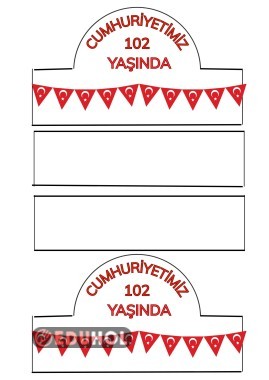CUMHURİYET BAYRAMI İÇİN ŞAPKA