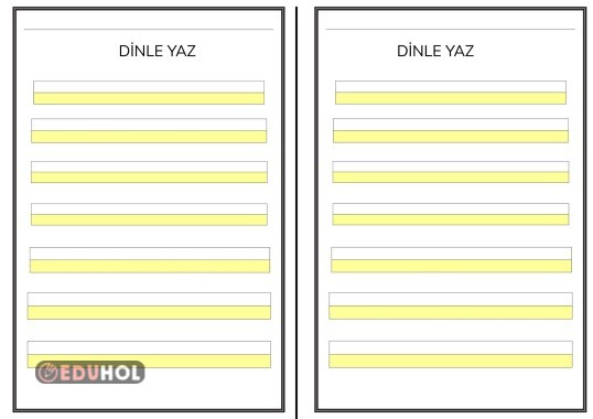 DİNLE YAZ