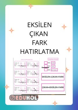 EKSİLEN ÇIKAN FARK HATIRLATMA ETKİNLİĞİ