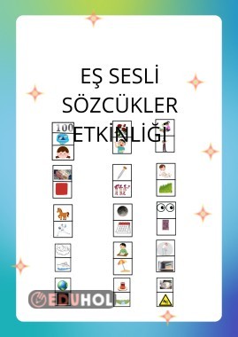 EŞ SESLİ KELİMELER