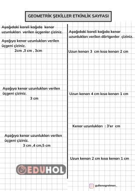 GEOMETRİK ŞEKİL ÇİZİM