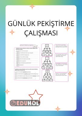 GÜNLÜK PEKİŞTİRME ÇALIŞMASI