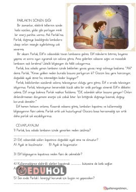 HİKAYELERLE HAYAT BİLGİSİ