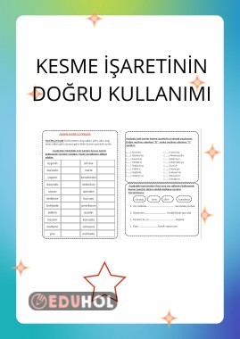 KESME İŞARETİNİN DOĞRU KULLANIMI ETKİNLİĞİ