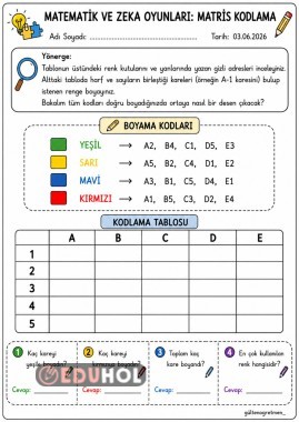 MATRİS KODLAMA