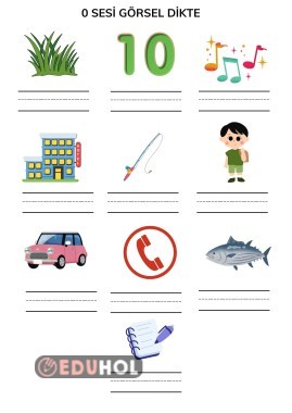 O SESİ RESİMLİ DİKTE