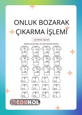 ONLUK BOZARAK ÇIKARMA İŞLEMİ