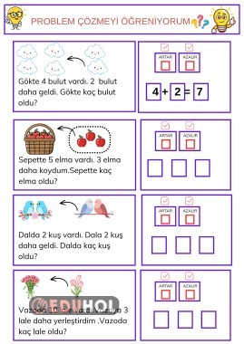 PROBLEM ÇÖZMEYİ ÖĞRENİYORUM 1