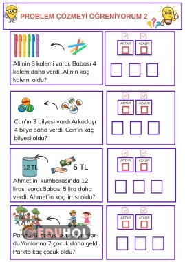 PROBLEM ÇÖZMEYİ ÖĞRENİYORUM  2