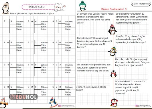 SEVİMLİ BÖLME PROBLEMLERİ