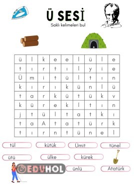 Ü SESİ KELİME AVI
