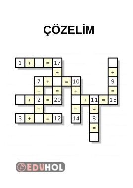 VERİLMEYEN  SAYIYI  BULUN