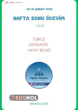 09-13 Şubat Hafta Sonu Ödevim