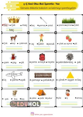 Oku- Bul-İşaretle- Yaz