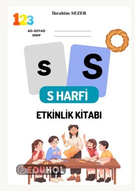 S Harfi Eğlenceli Etkinlikler Kitabı
