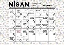 KİTAP OKUMA ALIŞKANLIĞI KAZANDIRMA ETKİNLİK ( NİSAN AYI )