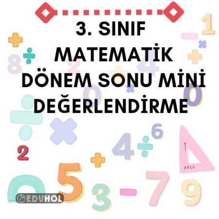 3. Sınıf Matematik Dönem Sonu Deneme sınavı