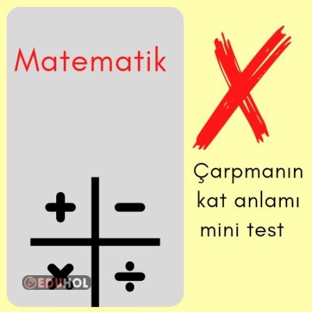 Çarpma işleminin kat anlamı