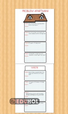 Çıkarma problemleri...Problem apartmanı