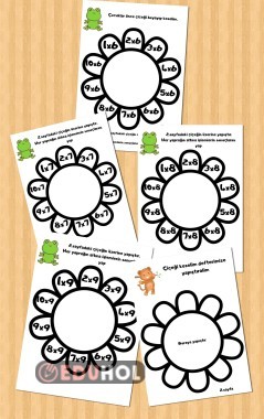 Defter için çarpma çiçeği