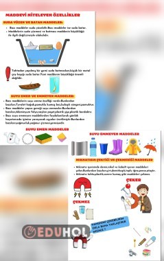 Maddeyi niteleyen özellikler konu özeti