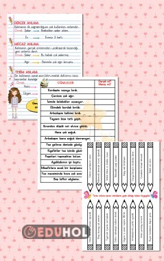 Mecaz,gerçek ve terim anlamlı kelimeler