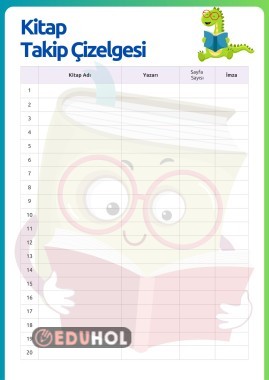 Kitap Takip Çizelgesi