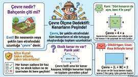 3 sınıf cevre ölçme defter notu
