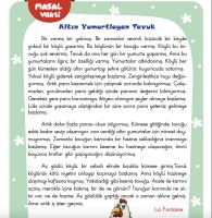 Masal okuma - değerlendirme soruları