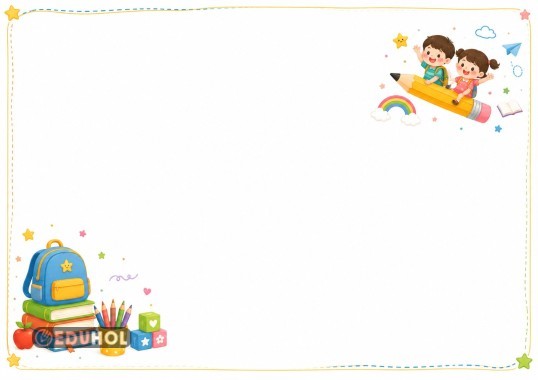 1.Sınıflar İçin Karne Filigranı