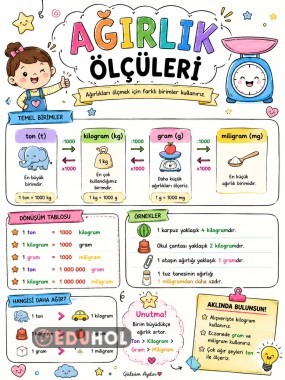 Ağırlık Ölçüleri Özet