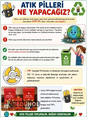 ATIK PİLLERİ NE YAPACAĞIZ?