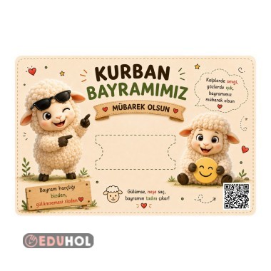 Bayram Harçlık Kartı (QR KODLU)