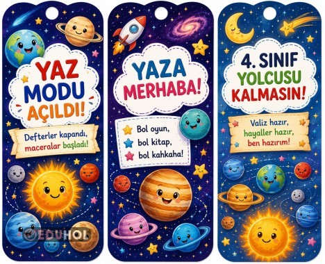 GEZEGENLER KİTAP AYRACI