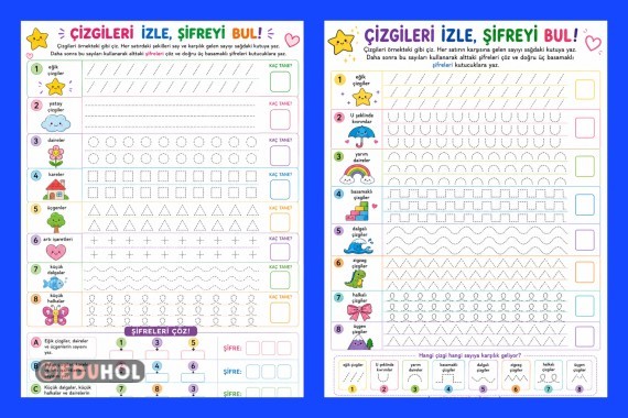 Çizgileri  İzle Şifreyi Bul