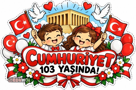 Cumhuriyet Bayramı Poster (119x80 cm)