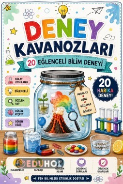 Deney Kavanozları | 20 Eğlenceli Bilim Deneyi | STEM Etkinlikleri