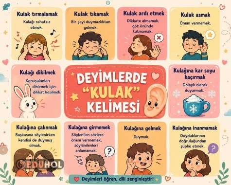 DEYIMLERDE KULAK KELİMESİ