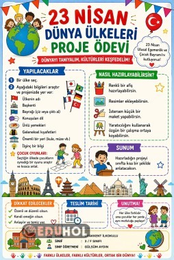 DÜNYA ÜLKELERİ PROJE ÖDEVİ