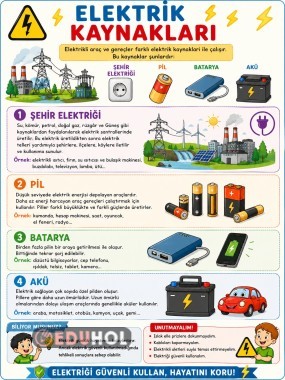 ELEKTRİK KAYNAKLARI
