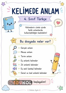 KELİMEDE ANLAM
